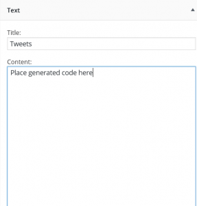 Textwidgets
